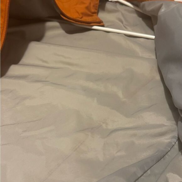 THE NORTH FACE Men Large Orange Hyvent rain windbreaker Jacket - Picture 8 of 14